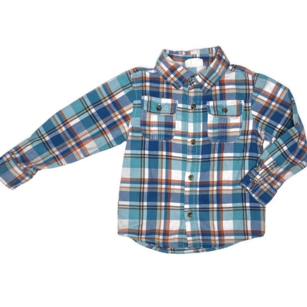 Crazy 8 Plaid Button Up Shirt